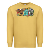 Antique Gold One baby Cow Premium Sweatshirt - HowdyJamesFarm