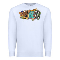 White One baby Cow Premium Sweatshirt - HowdyJamesFarm