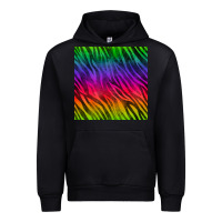Black colorful zebra seamless pattern Urban Hoodie - BundleAndBundleShop