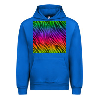 Cobalt colorful zebra seamless pattern Urban Hoodie - BundleAndBundleShop