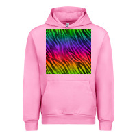 Fuchsia Pink colorful zebra seamless pattern Urban Hoodie - BundleAndBundleShop