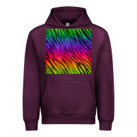 Mauve Wine colorful zebra seamless pattern Urban Hoodie - BundleAndBundleShop