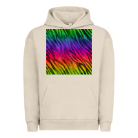 Pigment French Oak colorful zebra seamless pattern Urban Hoodie - BundleAndBundleShop