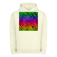 Pigment Pistachio colorful zebra seamless pattern Urban Hoodie - BundleAndBundleShop