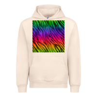 Sandshell colorful zebra seamless pattern Urban Hoodie - BundleAndBundleShop