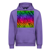 Tulip colorful zebra seamless pattern Urban Hoodie - BundleAndBundleShop