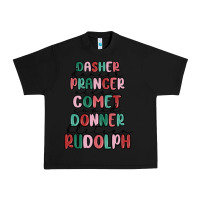 Black dasher dancer prancer vixer comet cupid donner bli Urban Heavy Tee - MaliasSmallBusiness