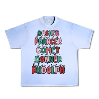 Grape Ice dasher dancer prancer vixer comet cupid donner bli Urban Heavy Tee - MaliasSmallBusiness