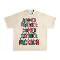 Sandshell dasher dancer prancer vixer comet cupid donner bli Urban Heavy Tee - MaliasSmallBusiness