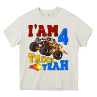 Cream i'am four truck yeah Heavy Core Tee - Artiststas