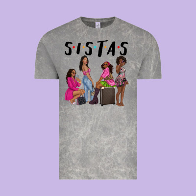 Sista Sisters Afro Black Women Vintage Tee Designed By Nancycooperartshop