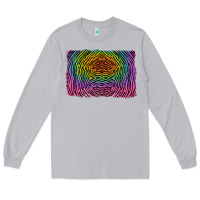 Moon Dust colorful zebra background Long Sleeve Tee - RanaPortraitStore