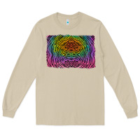 Mushroom colorful zebra background Long Sleeve Tee - RanaPortraitStore