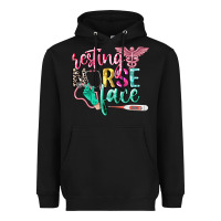 Black resting nurse face Heavyweight Hoodie - CowGirlArtShop