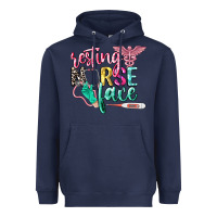 Navy resting nurse face Heavyweight Hoodie - CowGirlArtShop