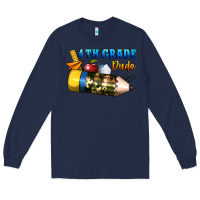 Navy 4 th grade dude Long Sleeve Tee - BundleAndBundleShop