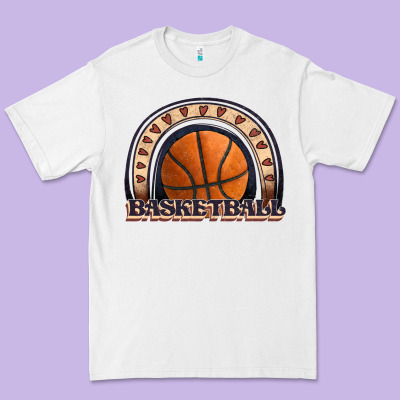 Basketball Rainbow Premium Tee Designed By Jahusdesignshop