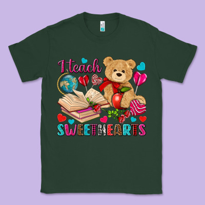 I Teach Sweethearts Classic Tee Designed By Nancycooperartshop