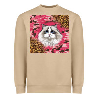 Mushroom ragdoll cat Heavyweight Sweatshirt - LillyAllenDesigns