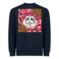Navy ragdoll cat Heavyweight Sweatshirt - LillyAllenDesigns