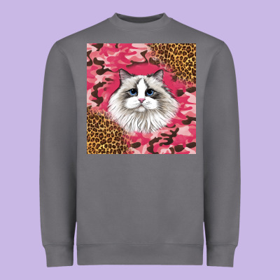Ragdoll Cat Heavyweight Sweatshirt Designed By Lillyallendesigns