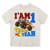 Cream i'am one truck yeah Heavy Core Tee - Artiststas