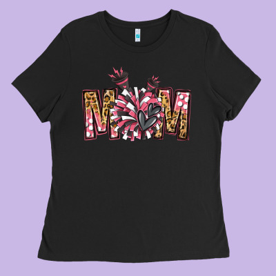 Cheer Mom Ladies Tee Designed By Jasminsmagicworld