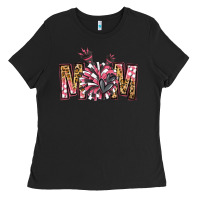 Black cheer mom Ladies Tee - Jasminsmagicworld