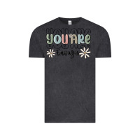 Vintage Black you are enough Vintage Tee - MaliasSmallBusiness