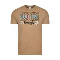 Vintage Coffee you are enough Vintage Tee - MaliasSmallBusiness