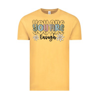 Vintage Mustard you are enough Vintage Tee - MaliasSmallBusiness