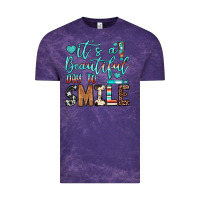 Cloud Purple it’s a beautiful day to smile Vintage Tee - JahusDesignShop
