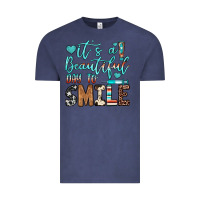 Vintage Denim it’s a beautiful day to smile Vintage Tee - JahusDesignShop