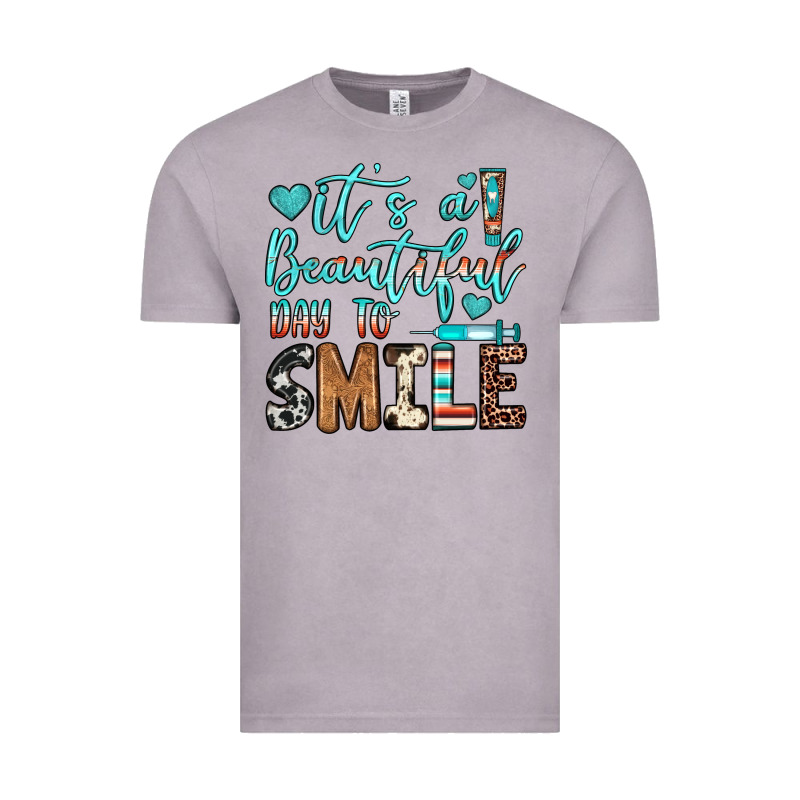 It’s A Beautiful Day To Smile Vintage Tee by JahusDesignShop | Teevron