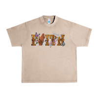 French Oak faith with praying hands Urban Heavy Tee - NancyCooperArtShop