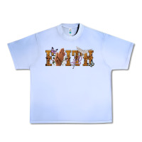 Grape Ice faith with praying hands Urban Heavy Tee - NancyCooperArtShop