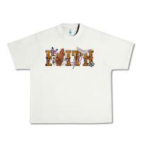 Pistachio faith with praying hands Urban Heavy Tee - NancyCooperArtShop