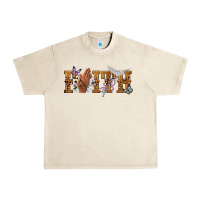 Sandshell faith with praying hands Urban Heavy Tee - NancyCooperArtShop