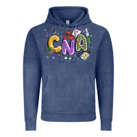 Vintage Denim cna mardi gras Vintage Hoodie - MaliasSmallBusiness