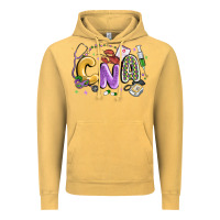 Vintage Mustard cna mardi gras Vintage Hoodie - MaliasSmallBusiness