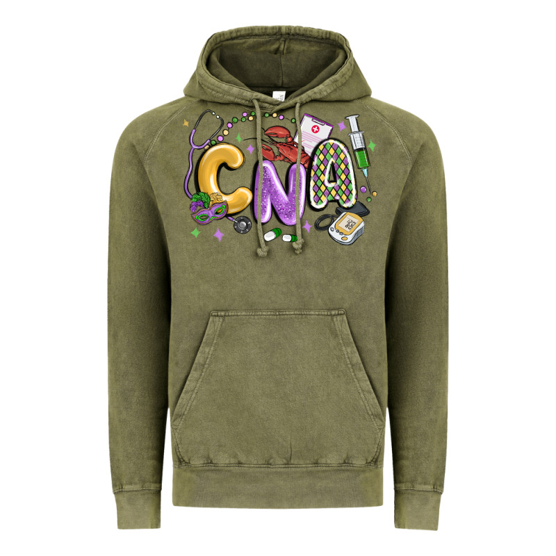 Cna Mardi Gras Vintage Hoodie by MaliasSmallBusiness | Teevron