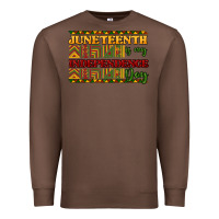 Chestnut Juneteenth is my Independence day Premium Sweatshirt - HowdyJamesFarm