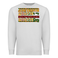 Dove Grey Juneteenth is my Independence day Premium Sweatshirt - HowdyJamesFarm