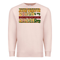 Pale Pink Juneteenth is my Independence day Premium Sweatshirt - HowdyJamesFarm