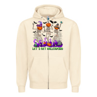 Sandshell Let's get halloweird Zipper Hoodie - NancyCooperArtShop