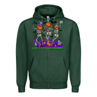 Sports Green Let's get halloweird Zipper Hoodie - NancyCooperArtShop