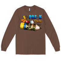 Chestnut pre k dude Long Sleeve Tee - BundleAndBundleShop