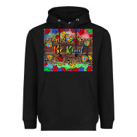 Black Be kind Heavyweight Hoodie - CowGirlArtShop