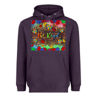 Plum Be kind Heavyweight Hoodie - CowGirlArtShop