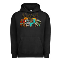 Pigment Black Blessed Mama Urban Hoodie - FaDigitalArtStudio